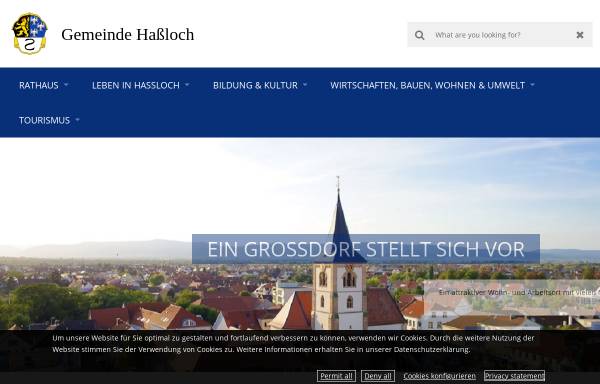 Vorschau von www.hassloch.de, Gemeinde Haßloch
