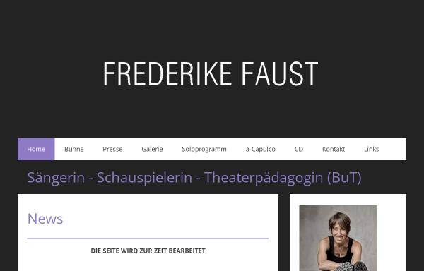 Vorschau von www.frederike-faust.de, Faust, Frederike