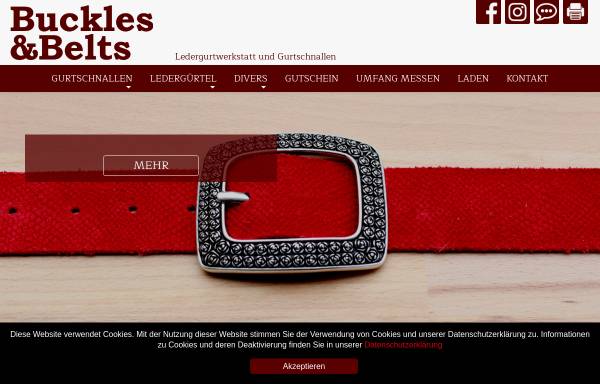 Vorschau von www.buckles-belts.ch, Buckles & Belts Co.