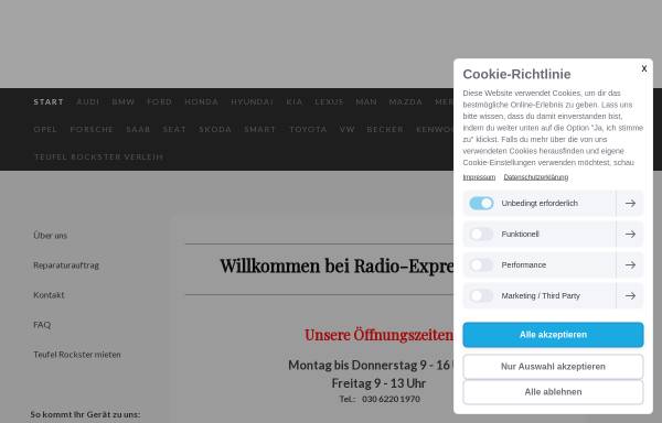 Vorschau von www.radio-express-service.de, Radio-Express-Service GbR