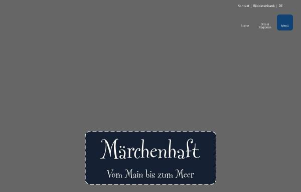 Vorschau von www.deutsche-maerchenstrasse.com, Deutsche Märchenstraße e.V.