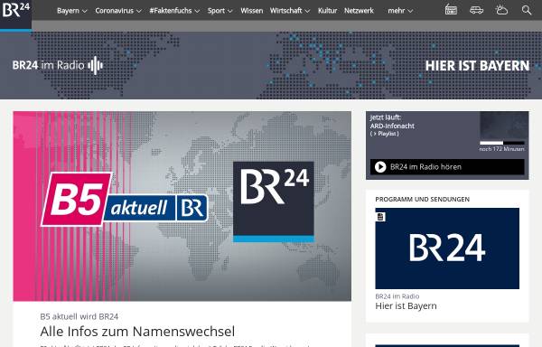 Vorschau von www.br.de, Bayern 5 Aktuell