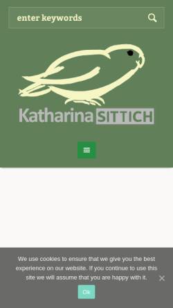 Vorschau der mobilen Webseite www.katharinasittiche.de, Katharinasittiche