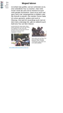 Vorschau der mobilen Webseite moped-touren.de, Moped-Touren