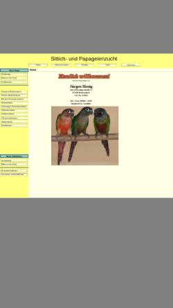 Vorschau der mobilen Webseite www.sittich-papageienzucht.de, Sittich- und Papageienzucht