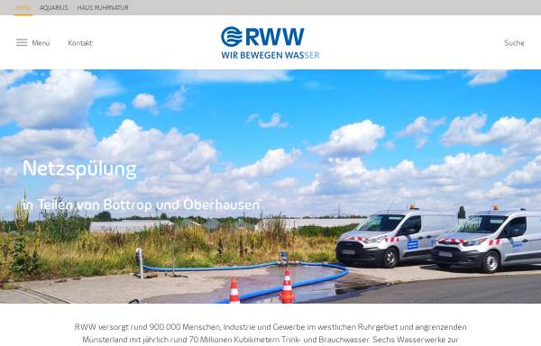 Vorschau von www.rww.de, Rheinisch-Westfälische Wasserwerksgesellschaft mbH (RWW)