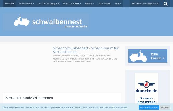 Vorschau von www.schwalbennest.de, Simson Schwalbennest