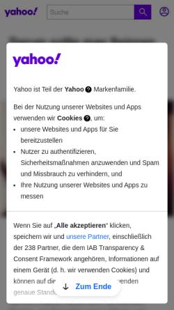 Vorschau der mobilen Webseite de.groups.yahoo.com, Trier