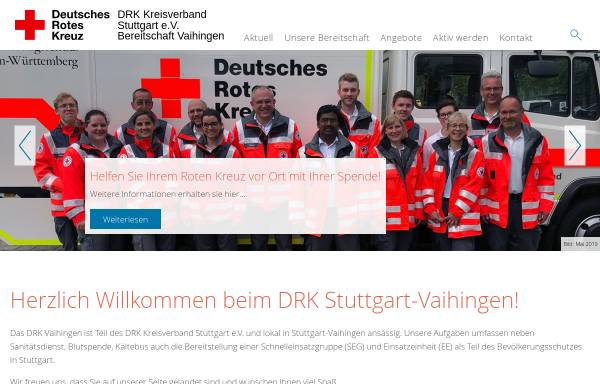Vorschau von www.drk-vaihingen.de, DRK Stuttgart-Vaihingen