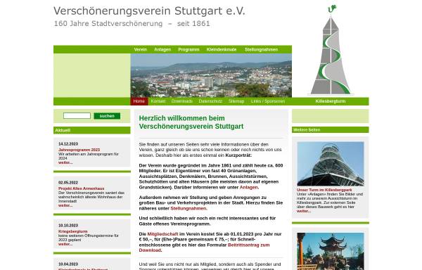 Vorschau von www.vsv-stuttgart.de, Verschönerungsverein der Stadt Stuttgart e.V.