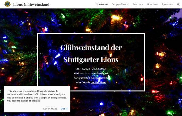 Weihnachtsmarkt der Stuttgarter Lions und Leo Clubs