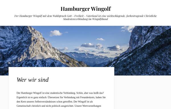 Vorschau von www.hamburger-wingolf.de, Hamburger Wingolf