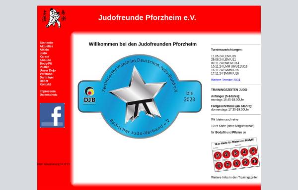 Vorschau von www.judofreunde-pforzheim.de, Judofreunde Pforzheim e.V.