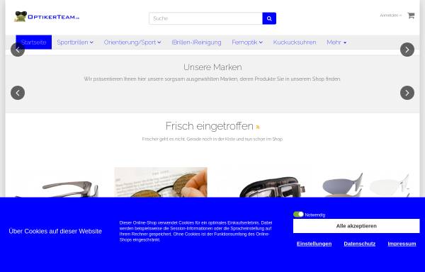 Vorschau von www.optikerteam.de, Andreß Augenoptik GmbH