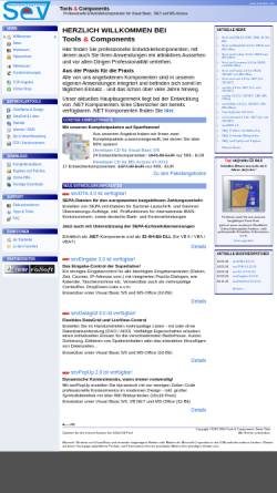 Vorschau der mobilen Webseite www.tools4vb.com, Tools & Components