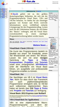 Vorschau der mobilen Webseite www.vb-fun.de, VB-fun.de