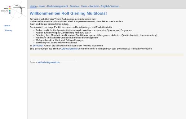 Vorschau von www.multitools-online.de, Multitools - Dipl.-Ing. Rolf Gierling