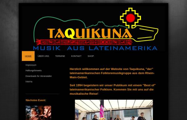 Vorschau von www.taquikuna.de, Taquikuna