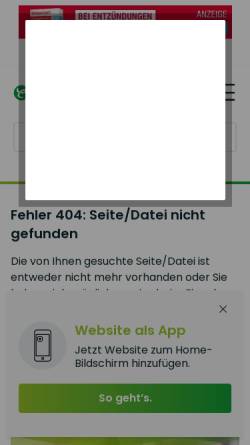 Vorschau der mobilen Webseite www.gesundleben-apotheken.de, Apotheke am Südtor