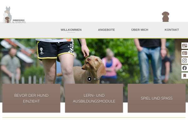 Vorschau von www.hundeschule-altenburg.de, Hundeschulen Altenburg