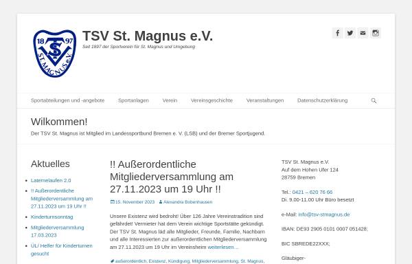 Vorschau von www.tsv-stmagnus.de, TSV ST.Magnus - Volleyball
