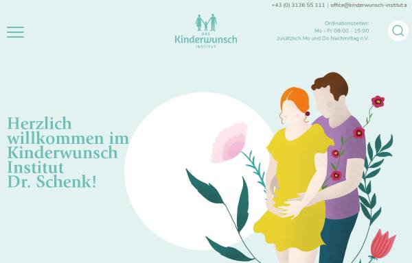 Vorschau von www.kinderwunsch-institut.at, Institut für Reproduktionsmedizin und klinische Embryologie