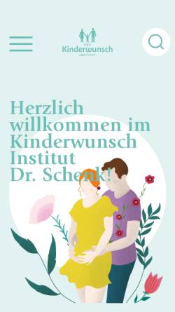 Vorschau der mobilen Webseite www.kinderwunsch-institut.at, Institut für Reproduktionsmedizin und klinische Embryologie