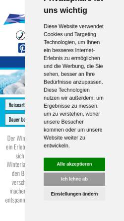 Vorschau der mobilen Webseite www.gehle-reisen.de, Gehle-Reisen GmbH