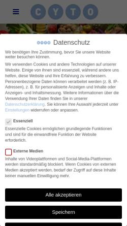 Vorschau der mobilen Webseite www.cytolabor.de, Cytolabor