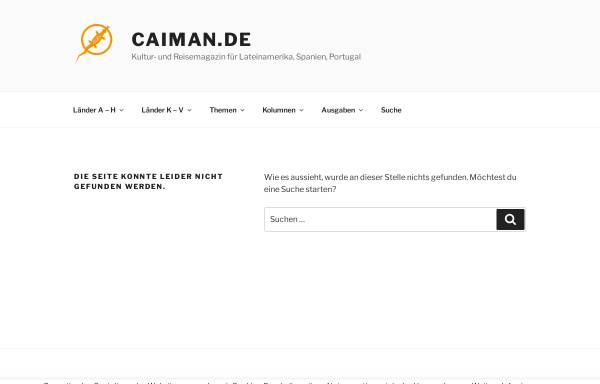 Vorschau von www.caiman.de, Caiman