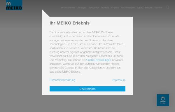 Vorschau von www.meiko-global.com, Meiko Maschinenbau GmbH & Co. KG