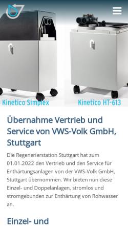 Vorschau der mobilen Webseite www.vws-volk.de, VWS Volk GmbH