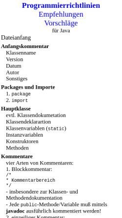 Vorschau der mobilen Webseite www.inf.fu-berlin.de, FU Berlin: Programmierrichtlinien