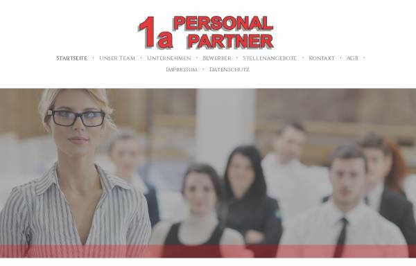 Vorschau von www.1a-personalpartner.de, 1a Personalpartner GmbH