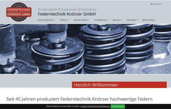 Vorschau von www.knoerzer.eu, Federntechnik Knörzer GmbH