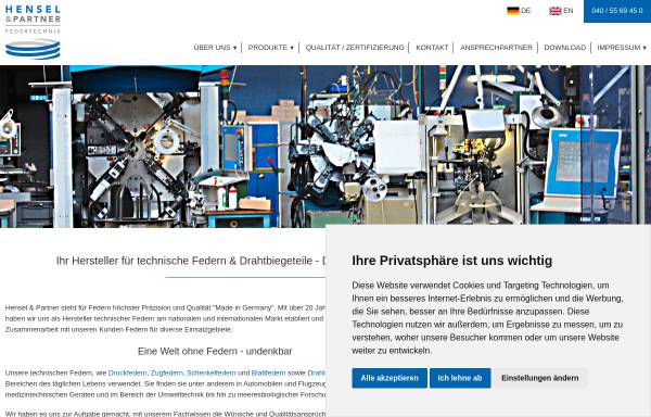 Vorschau von www.henselundpartner.com, Hensel & Partner GmbH