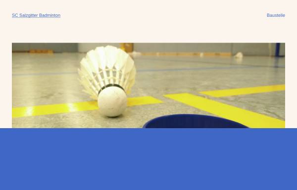 Vorschau von www.sportclub-salzgitter.de, SC Salzgitter Abt. Badminton
