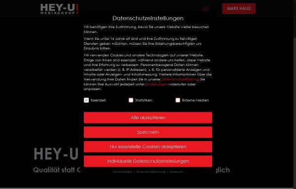 Vorschau von hey-u.com, Hey-U Multimedia AG