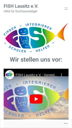 Vorschau der mobilen Webseite www.fish-lausitz.de, FISH Lausitz e.V.