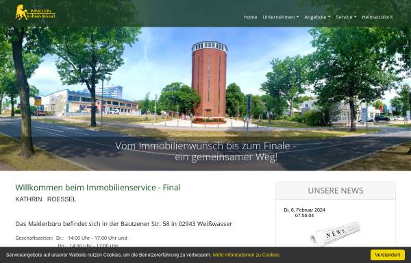 Vorschau von www.wsw-immobilien.de, Immobilien- und Finanzservice Kathrin Rössel
