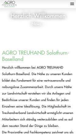Vorschau der mobilen Webseite www.atsobl.ch, Agro Treuhand Solothurn-Baselland