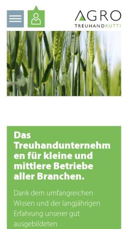 Vorschau der mobilen Webseite www.atruetti.ch, Agro-Treuhand Rütti AG