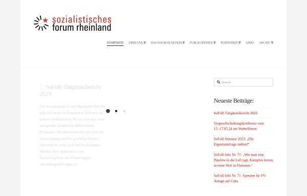 Sozialistisches Forum Rheinland (SoFoR)