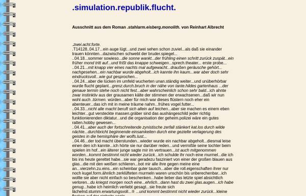 Vorschau von www.alb-neckar-schwarzwald.de, .simulation.republik.flucht.