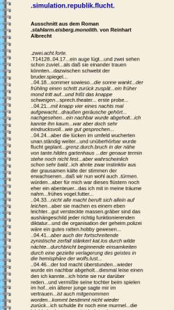 Vorschau der mobilen Webseite www.alb-neckar-schwarzwald.de, .simulation.republik.flucht.