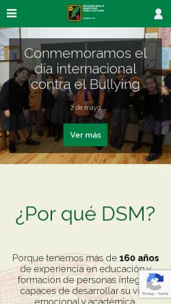 Vorschau der mobilen Webseite www.dsm.edu.uy, Deutsche Schule Montevideo, Uruguay