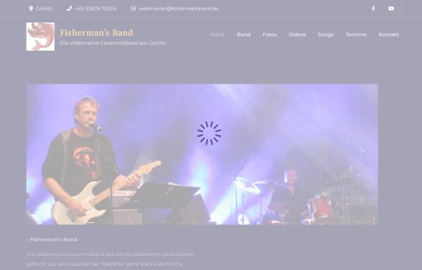 Vorschau von www.fishermansband.de, Fishermans Band