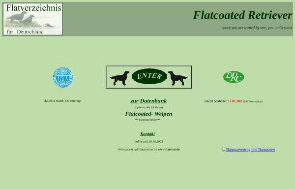 Vorschau von www.flatdata.de, Deutsches Flatverzeichnis