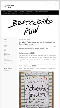 Vorschau der mobilen Webseite www.bb-auw.ch, Musikgesellschaft Brass Band