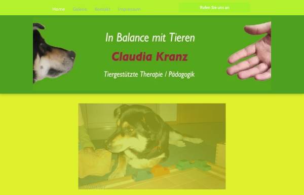 In Balance mit Tieren - Claudia Kranz